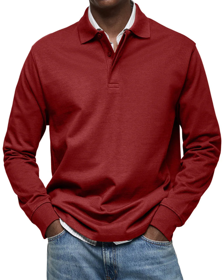 Arthur | Luxury Long-Sleeve Polo