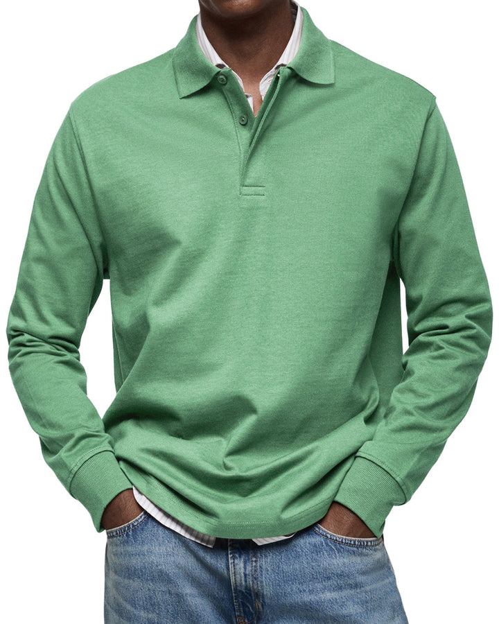 Arthur | Luxury Long-Sleeve Polo