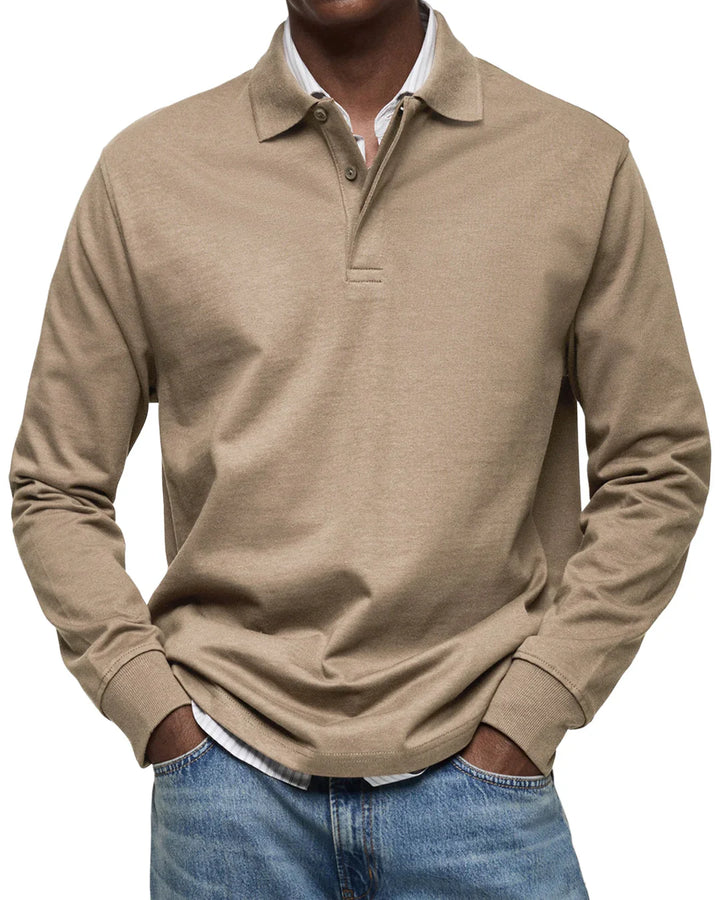 Arthur | Luxury Long-Sleeve Polo