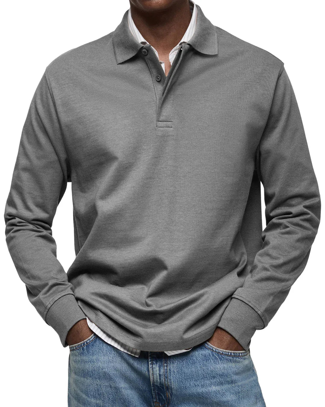 Arthur | Luxury Long-Sleeve Polo