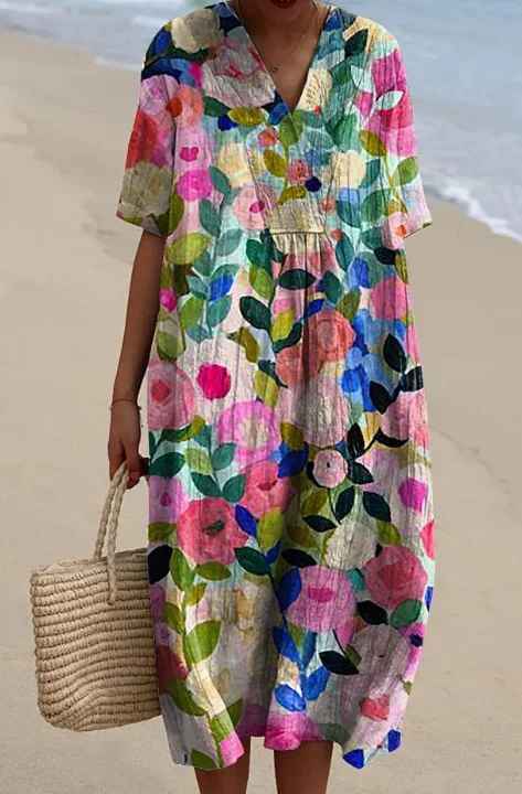 Summer Breeze Printed Dress