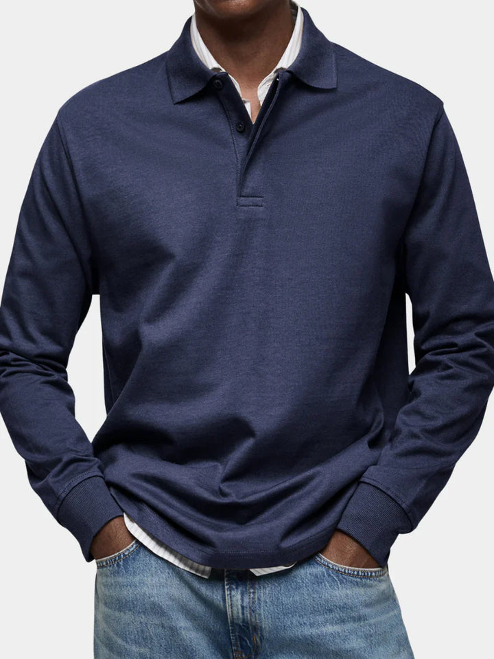Arthur | Luxury Long-Sleeve Polo