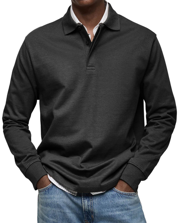 Arthur | Luxury Long-Sleeve Polo