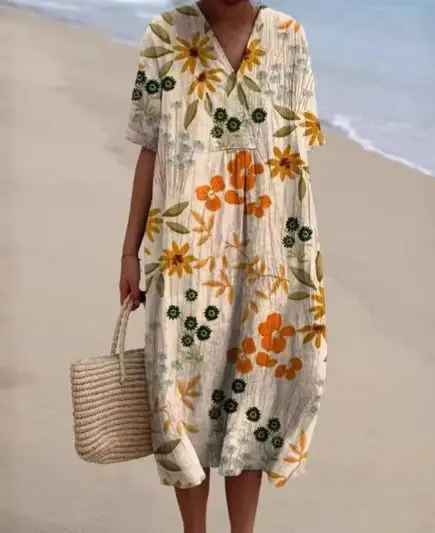 Summer Breeze Printed Dress