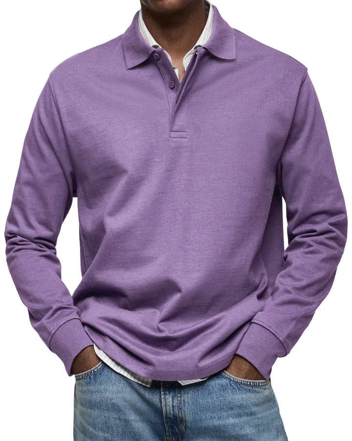 Arthur | Luxury Long-Sleeve Polo