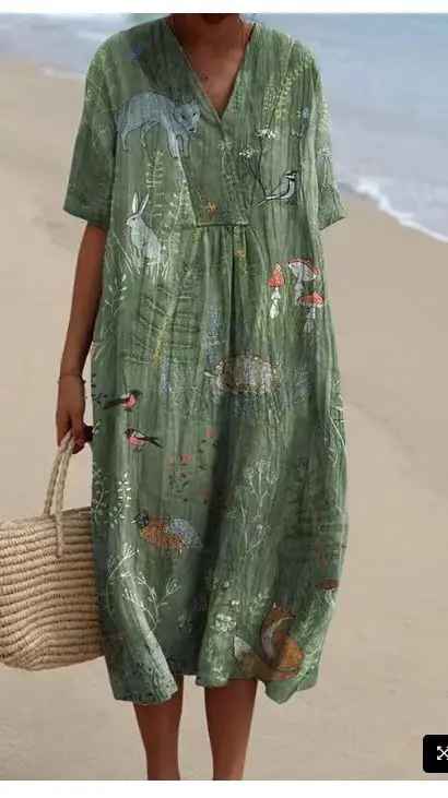 Summer Breeze Printed Dress