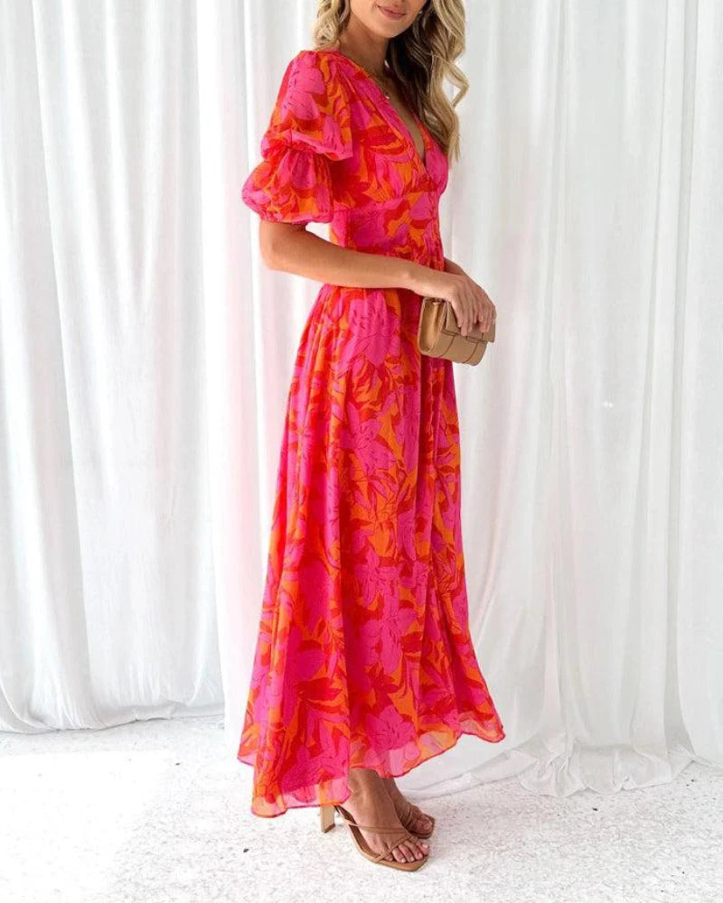Charlotte | Sunlit Glow Maxi Dress
