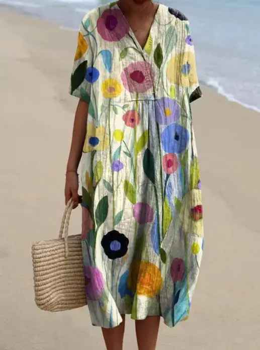 Summer Breeze Printed Dress