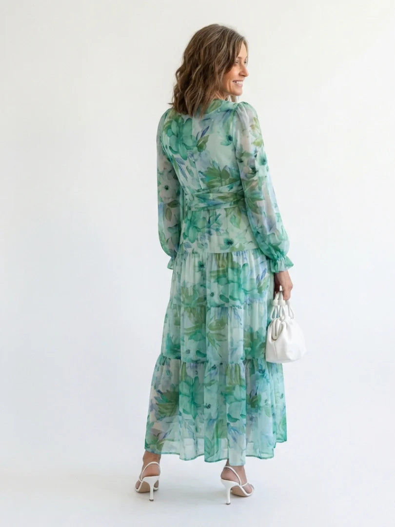 Althea - Airy Floral Maxi Dress