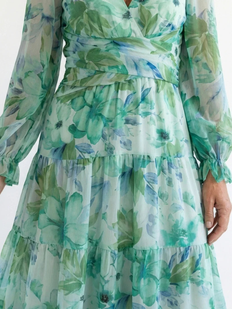 Althea - Airy Floral Maxi Dress