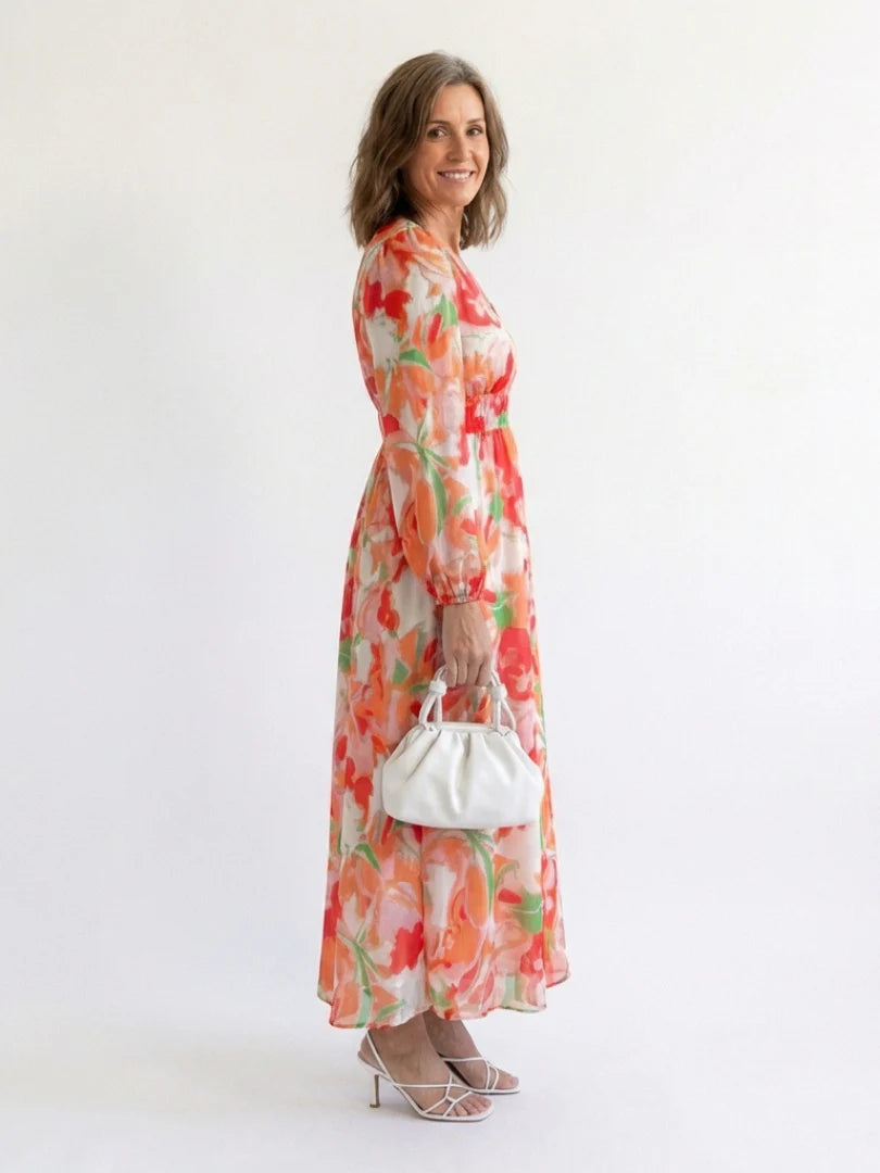 Althea - Airy Floral Maxi Dress