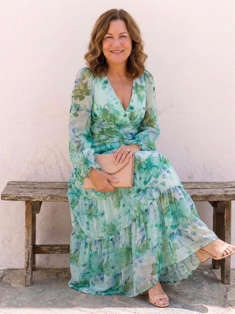 Althea - Airy Floral Maxi Dress