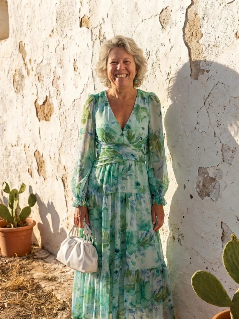 Althea - Airy Floral Maxi Dress