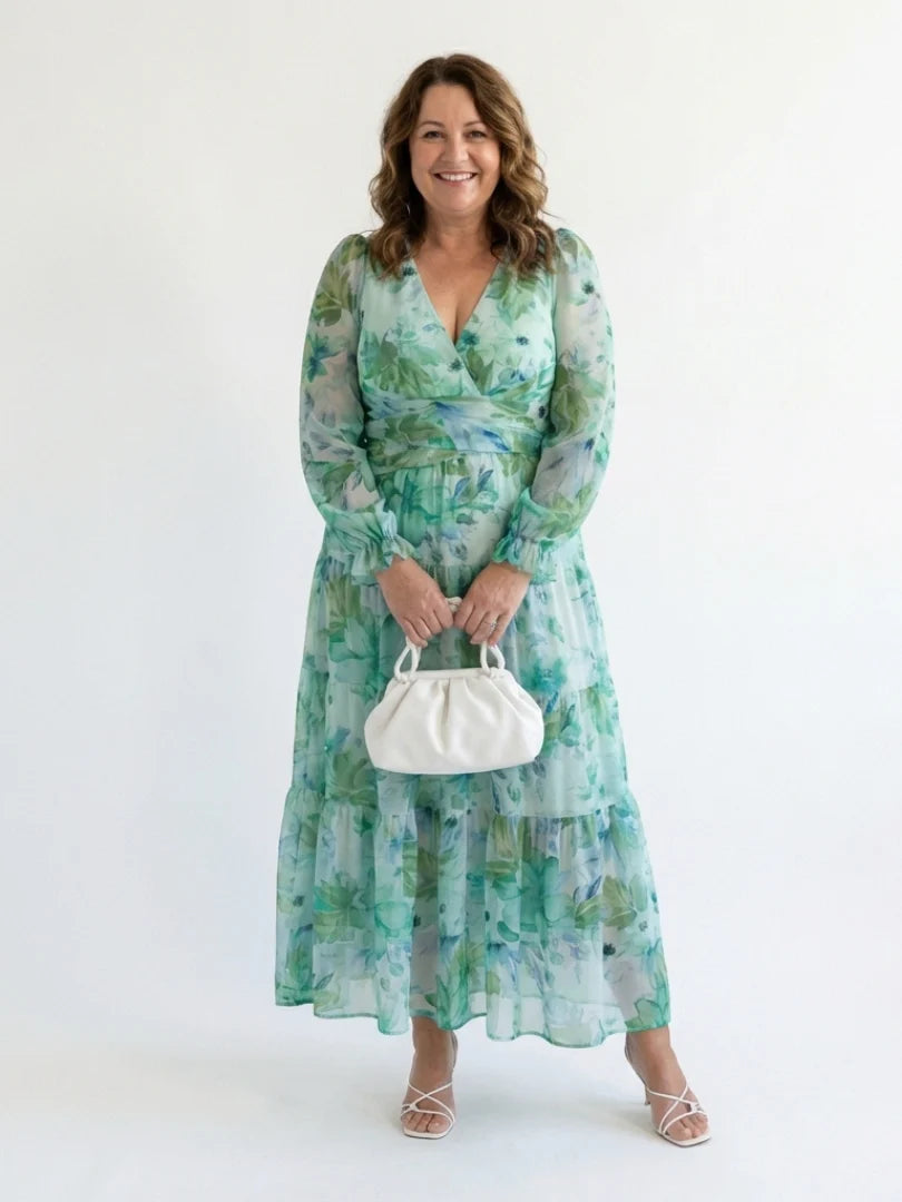 Althea - Airy Floral Maxi Dress