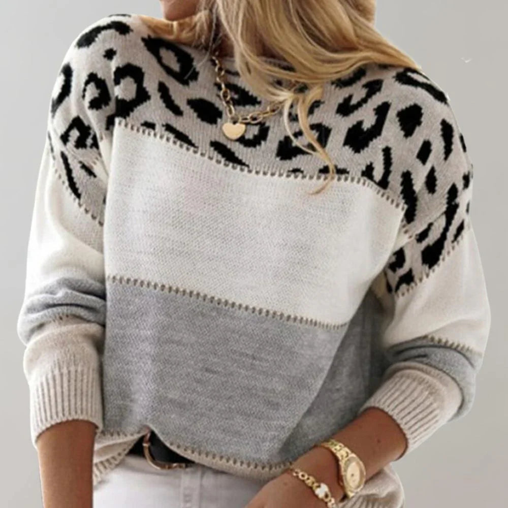 Maison Valmont | Leopard Sweater Elegance