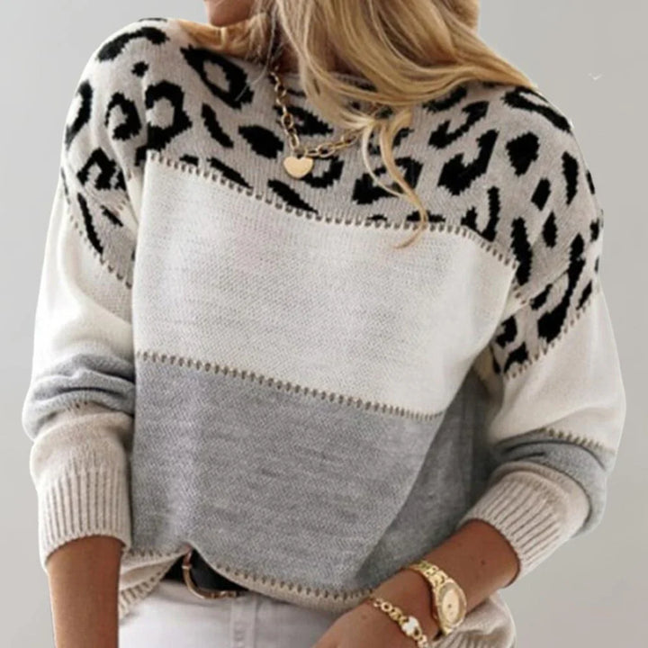 Maison Valmont | Leopard Sweater Elegance