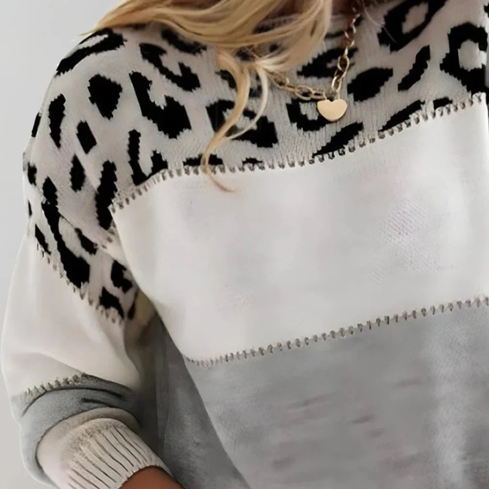 Maison Valmont | Leopard Sweater Elegance