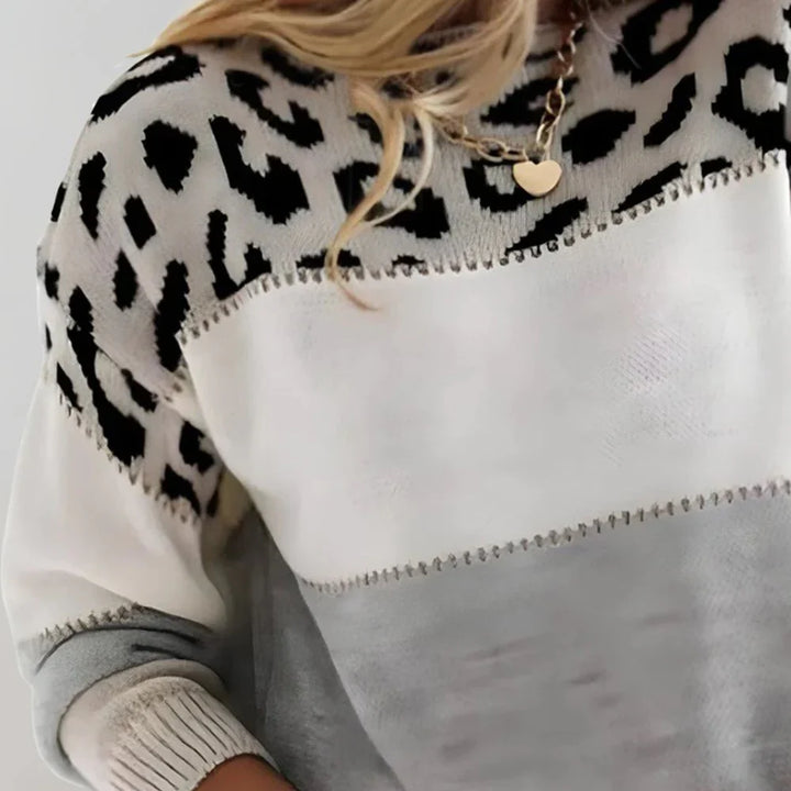 Maison Valmont | Leopard Sweater Elegance
