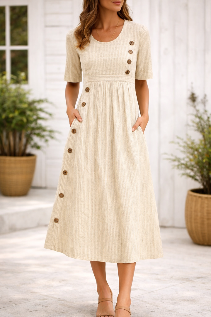 Vittoria™ | Striped Midi Dress