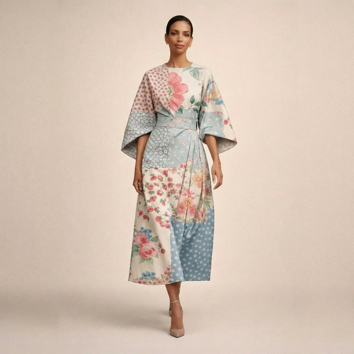 Ewa | Floral Midi Dress