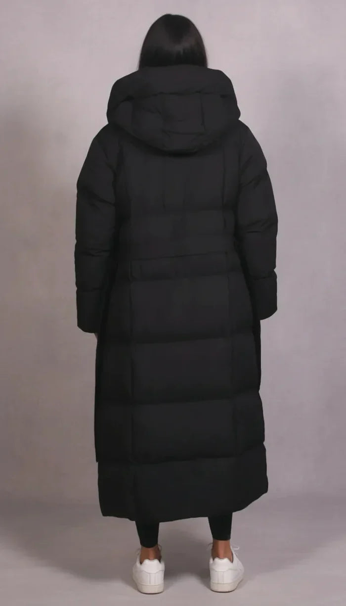Aurélia™ | Luxurious Longline Puffer Coat