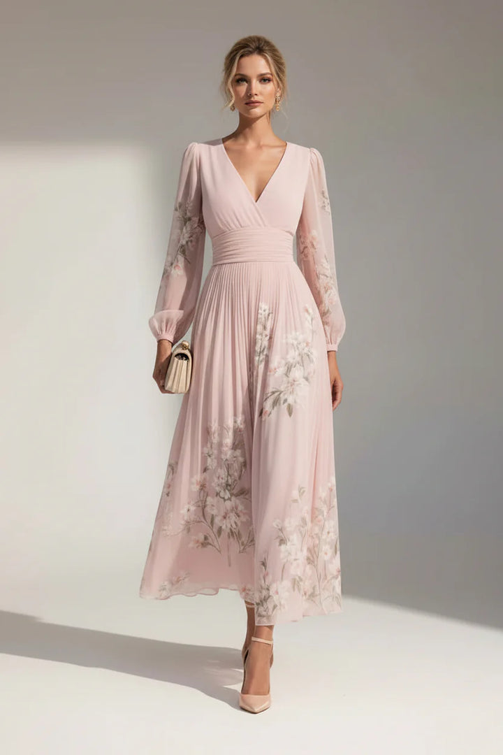 Prescela | Floral Midi Dress