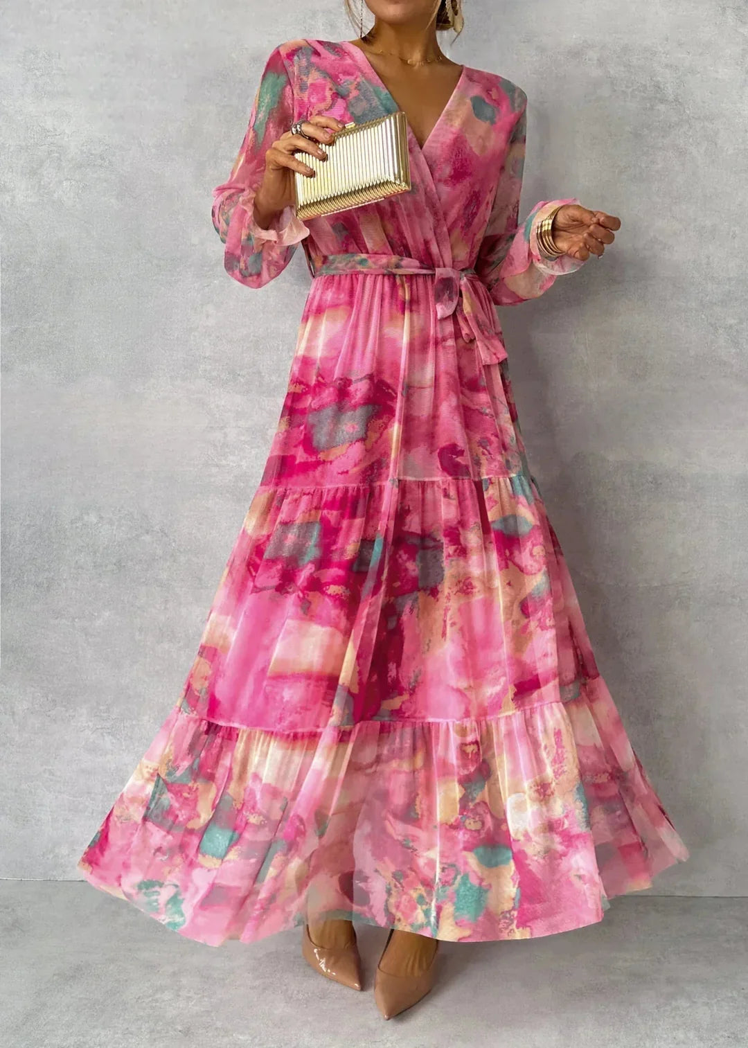 Lieke™ - Floral Wrap Dress