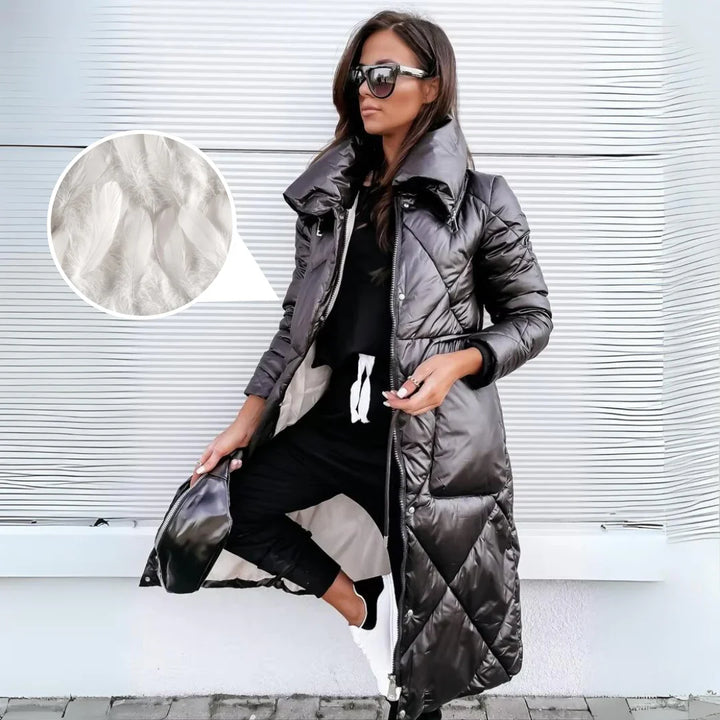 Elsa | Elegant & Lightweight Long Puffer Coat