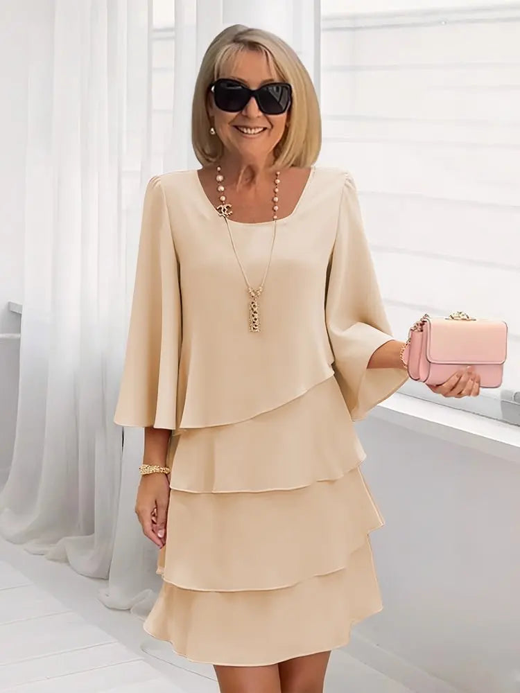 Camille – Flowy Ruffle Elegance Dress