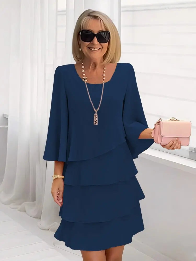 Camille – Flowy Ruffle Elegance Dress