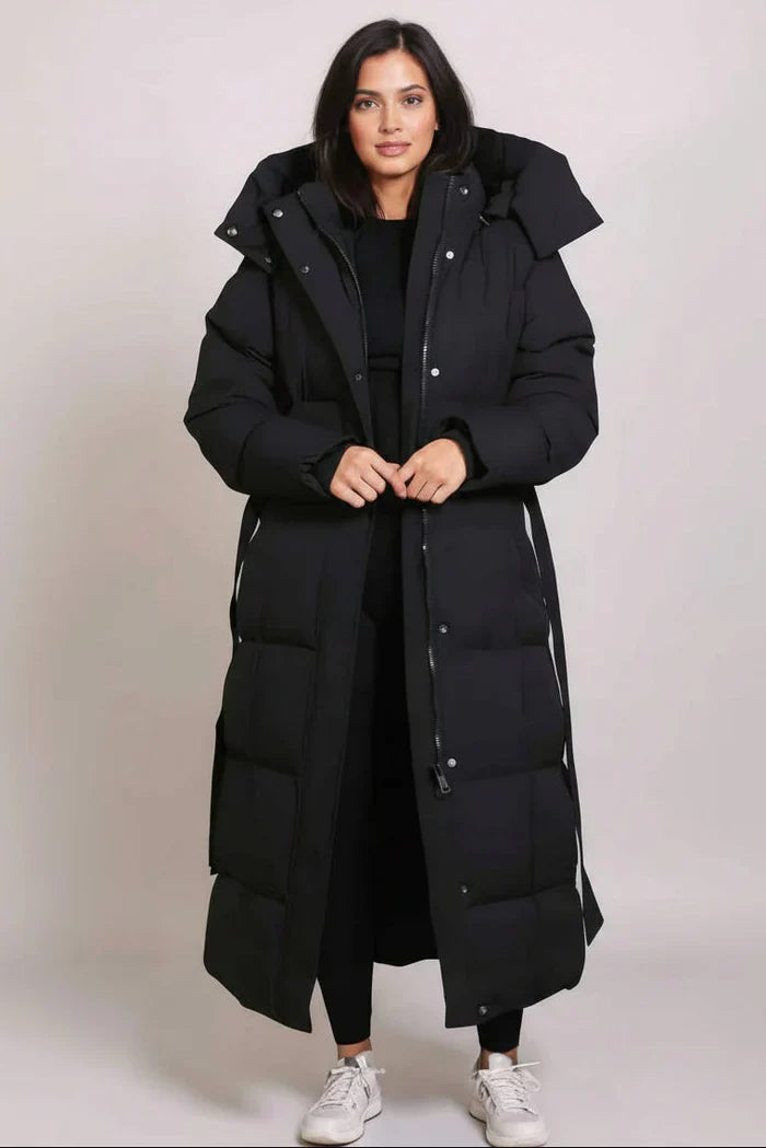 Aurélia™ | Luxurious Longline Puffer Coat