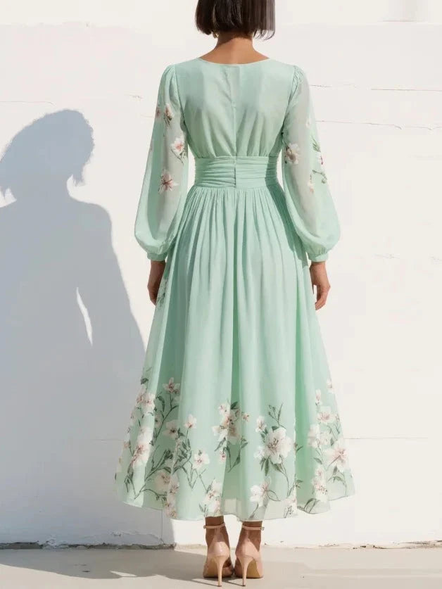Prescela | Floral Midi Dress