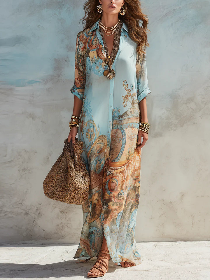 Lorna | Mediterranean Shirt Dress