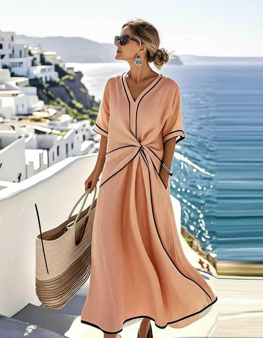 Cássia™ | Elegant Fitted Dress