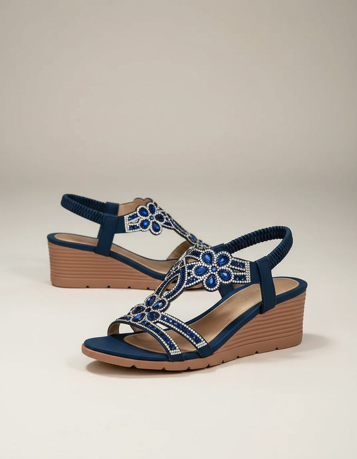 Charlotte | Elegant Orthopedic Wedge Sandals