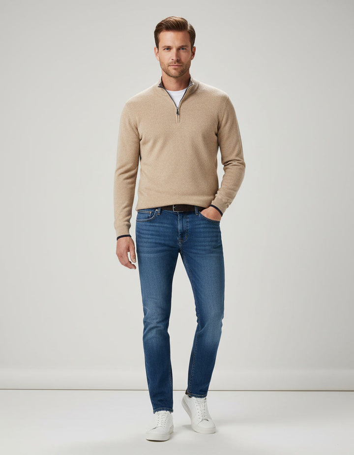 ADRIAN LUXE ZIP-UP PULLOVER