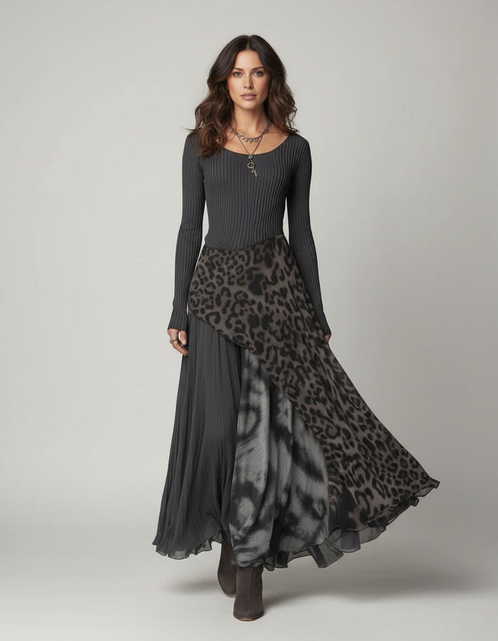 NKEM™ | Long Leopard Robe