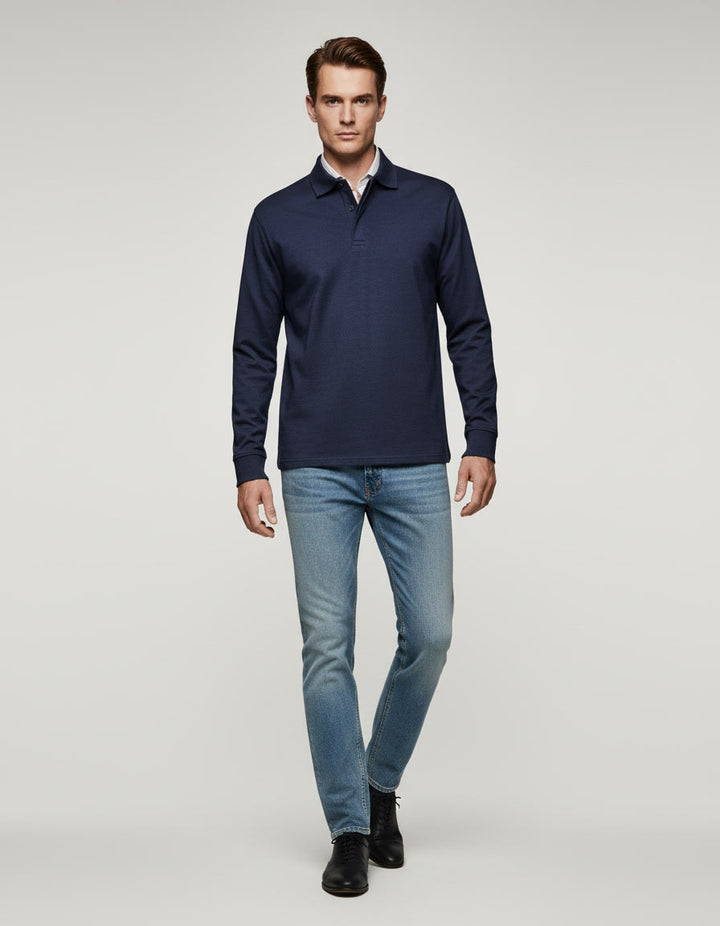 Arthur | Luxury Long-Sleeve Polo