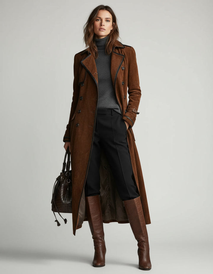Nathaly™ Vintage Trench Coat