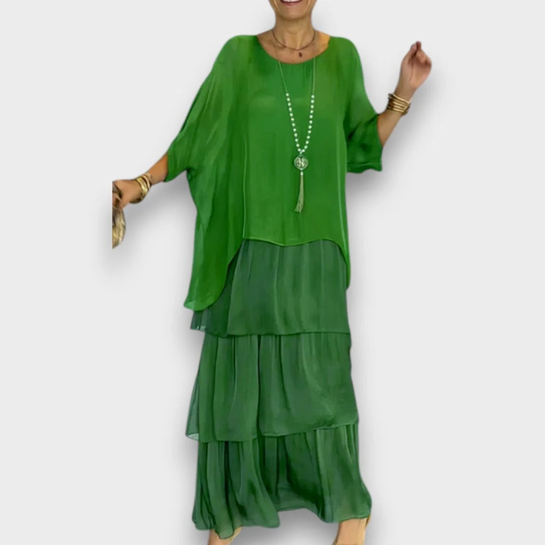 Lara | Elegant Flowing Maxi Dress