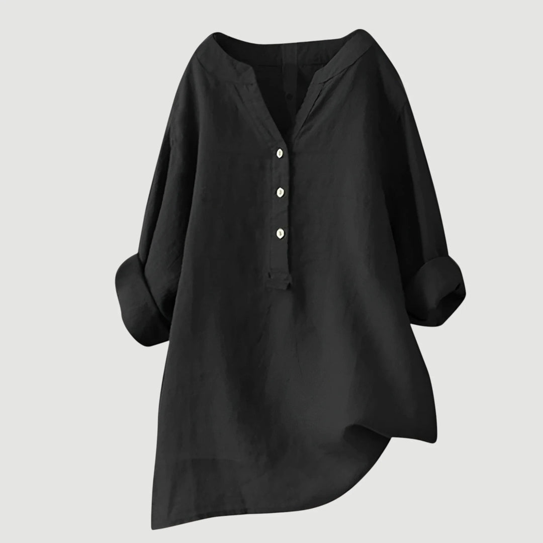 Lina | Lightweight and Comfortable Linen Blouse