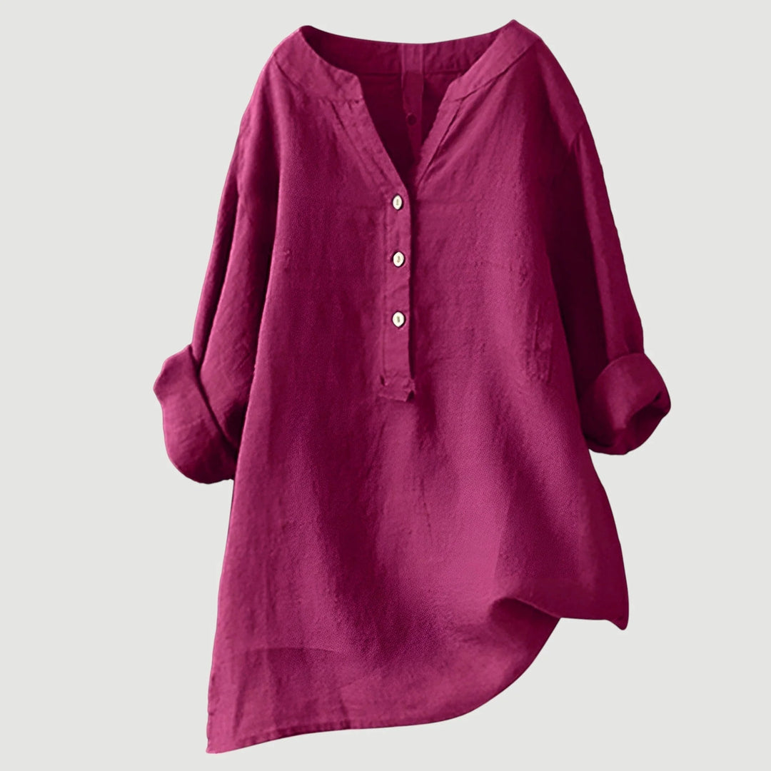 Lina | Lightweight and Comfortable Linen Blouse