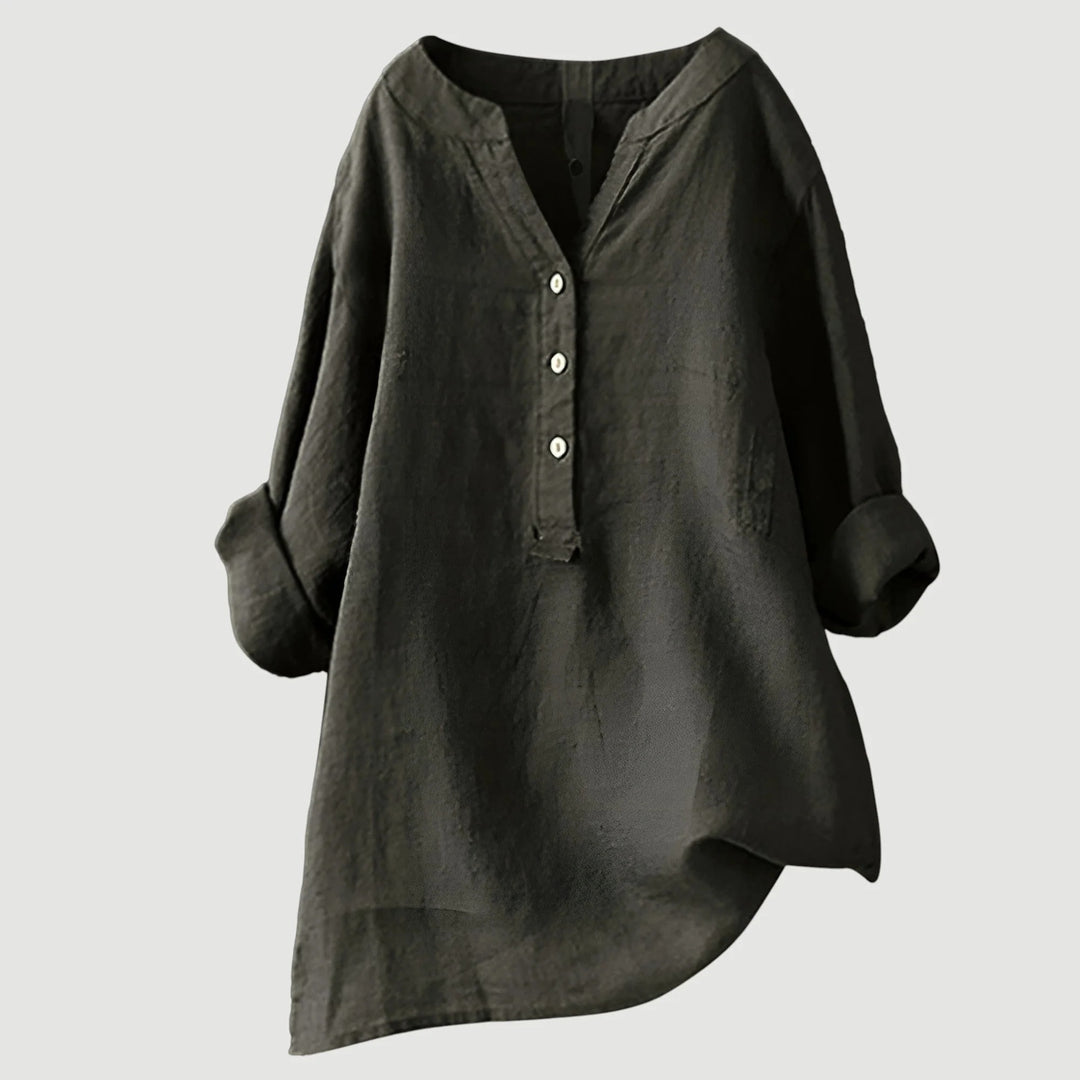 Lina | Lightweight and Comfortable Linen Blouse