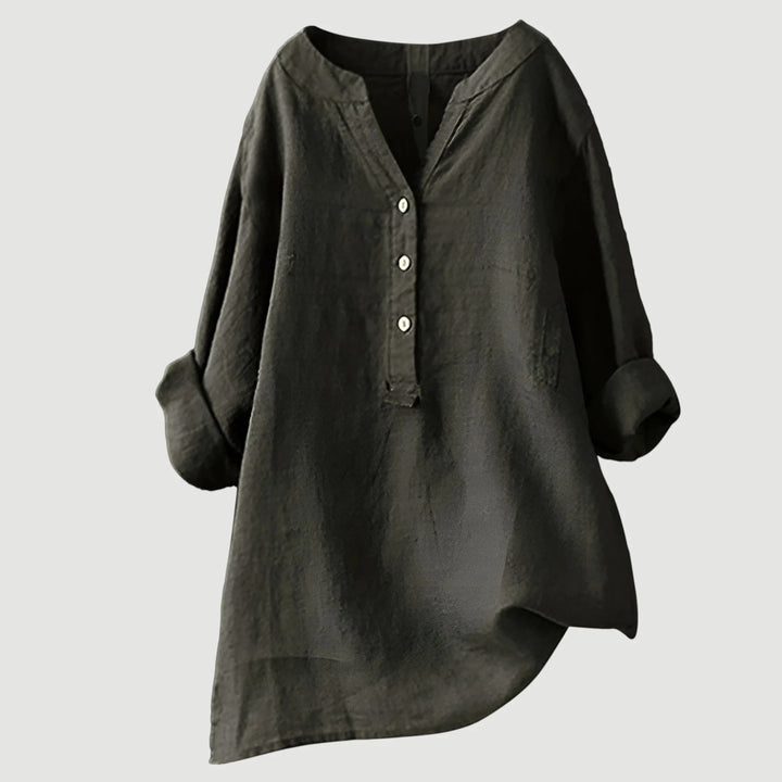 Lina | Lightweight and Comfortable Linen Blouse