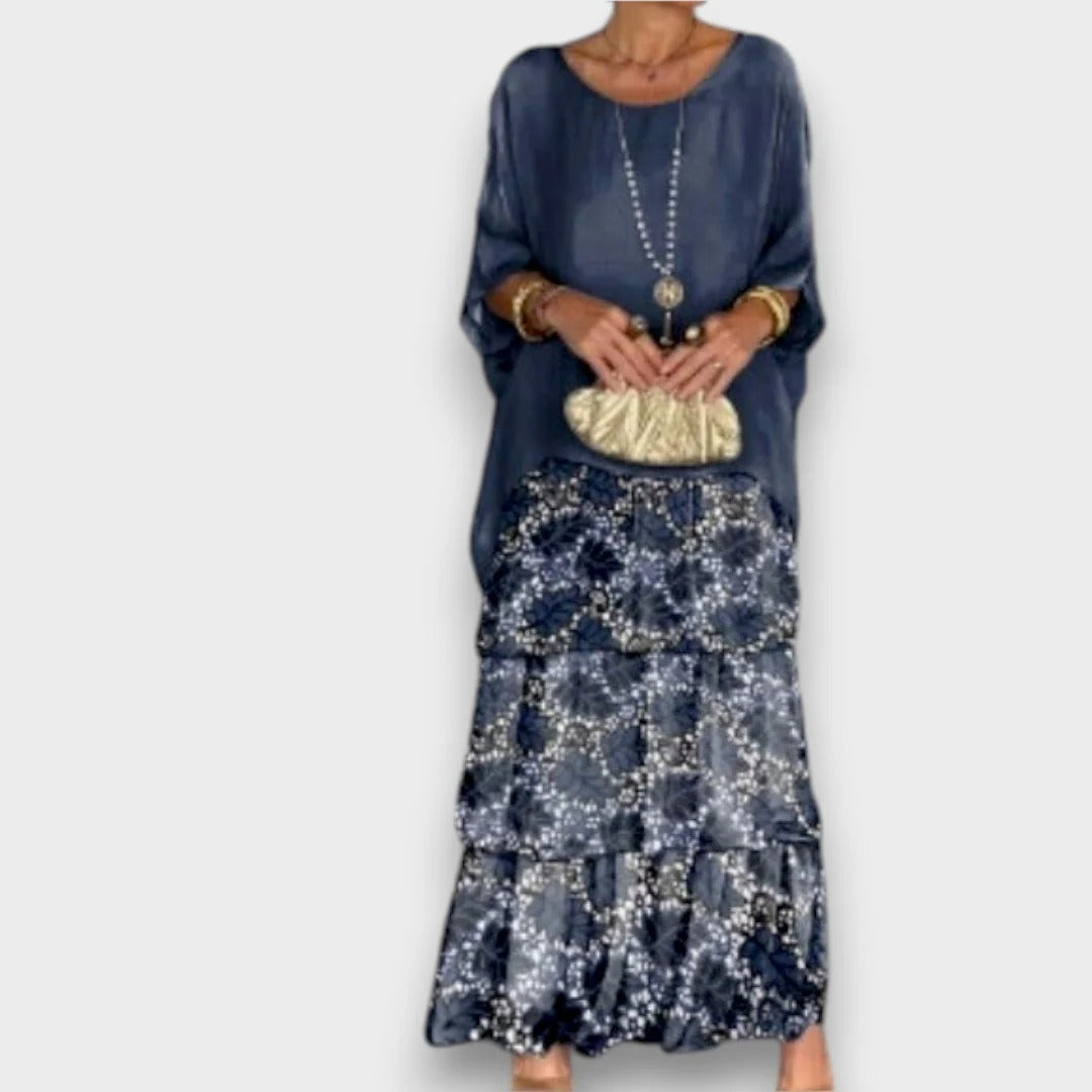 Lara | Elegant Flowing Maxi Dress