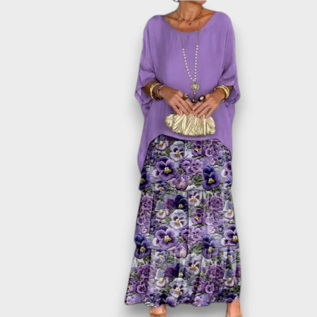 Lara | Elegant Flowing Maxi Dress