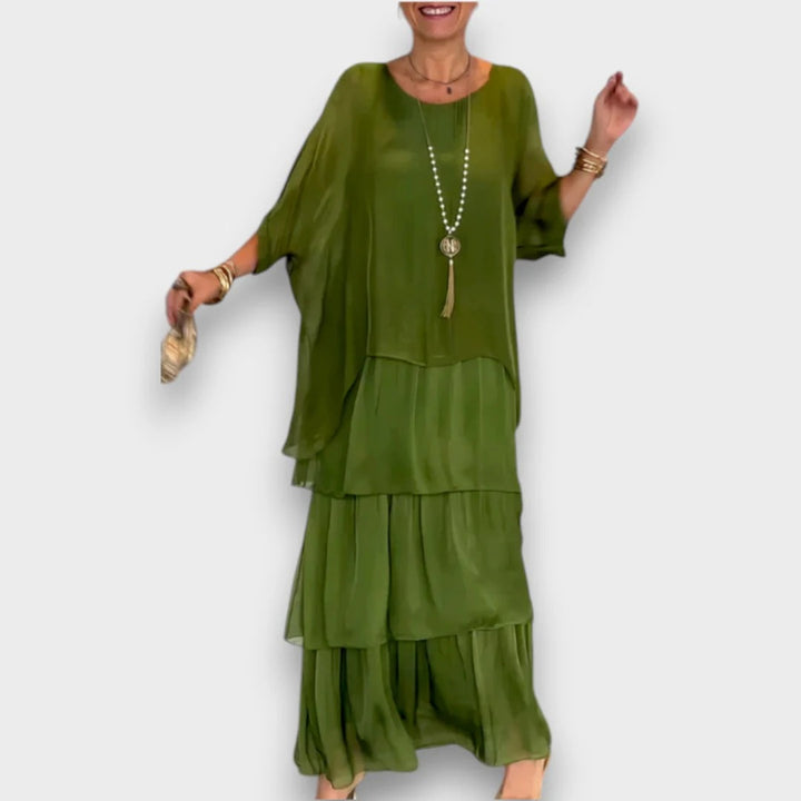 Lara | Elegant Flowing Maxi Dress