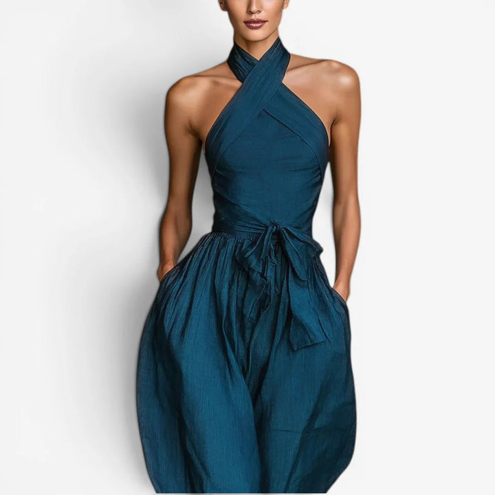 Daine™ Cross-Neck Jumpsuit