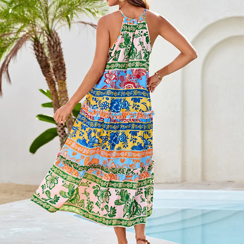 Women's Charming Loose Bold Print Dresses