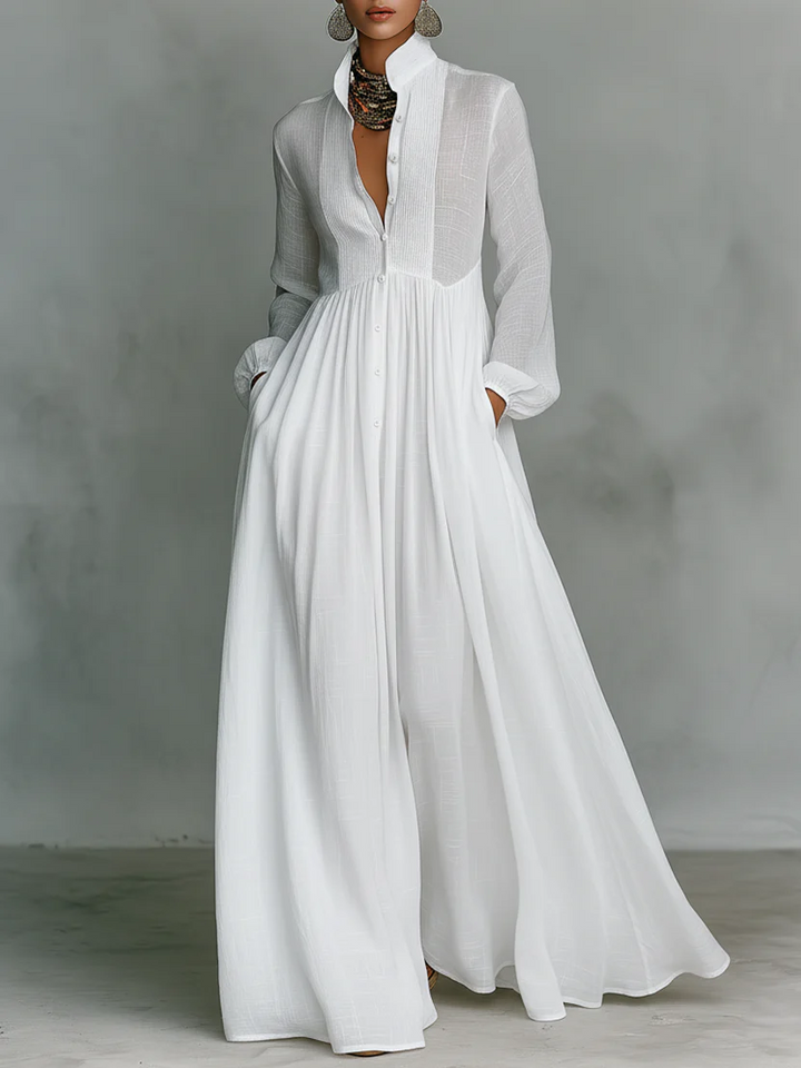 Aurora™ | Minimalist Patchwork Maxi Dress